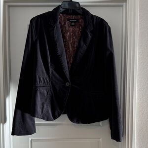 Women's charcoal grey blazer